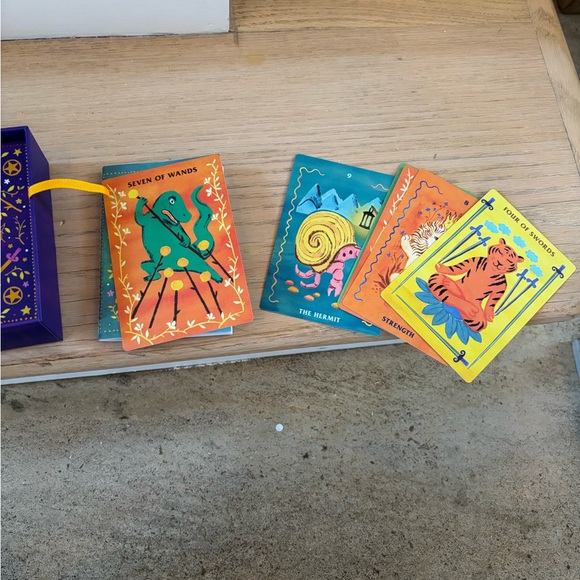 Affirmators! Tarot Deck - Purple & Gold Leopard Design - Picture 5 of 7